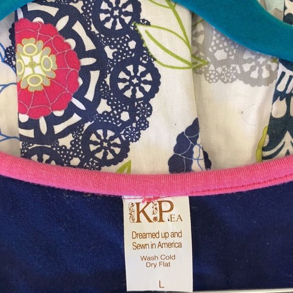 KPea multicolor, multi shape dress youth Size L - Picture 4 of 6